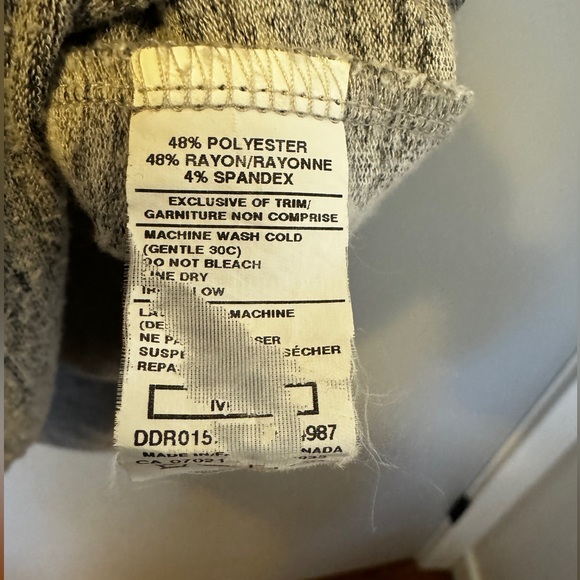 Grey T-shirt Dress - size small - Picture 4 of 4